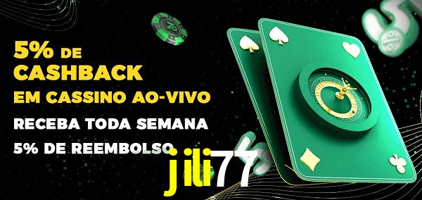 Promoções do cassino ao Vivo jili77